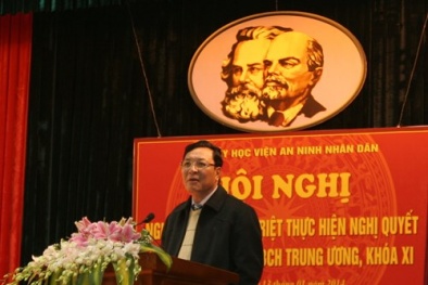 Bộ trưởng Giáo dục 'giảng bài' ở Học viện An ninh